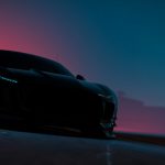 Sports,Car,Silhouette,-,Front,View,-,3d,Illustration