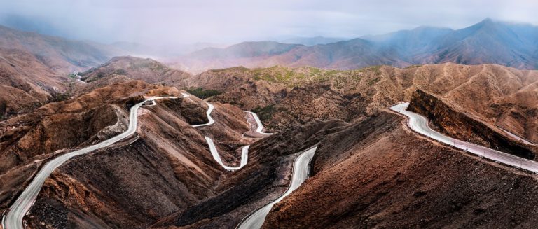 Road,In,Atlas,Mountains,In,Morocco
