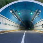 Modern,Road,Tunnel