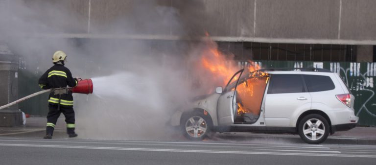 Firefighters,Prepare,To,Attack,A,Propane,Fire,During,A,Training